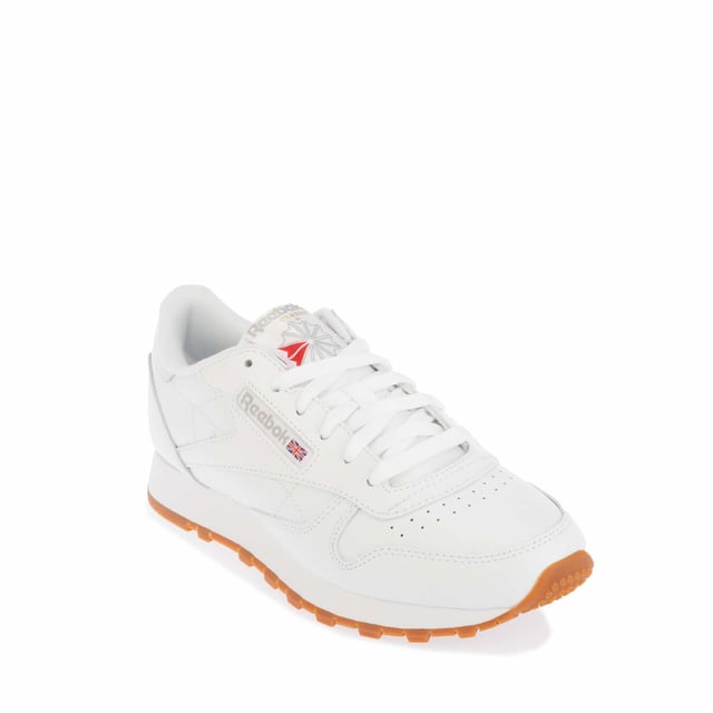 Women's Reebok Classics Classic Leather Trainers in White Grey