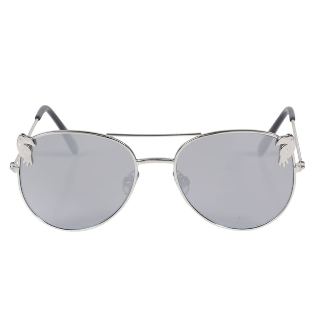 Polycarbonate, Stainless Steel Frame. Acrylic Lens. Blocks UVA and UVB Rays. Design: Toucan. UV Rating: UV 400.
