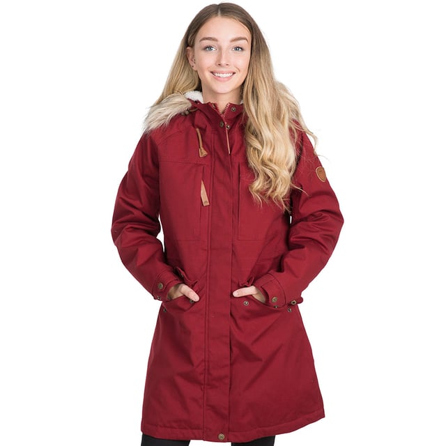 Trespass red 2025 coat