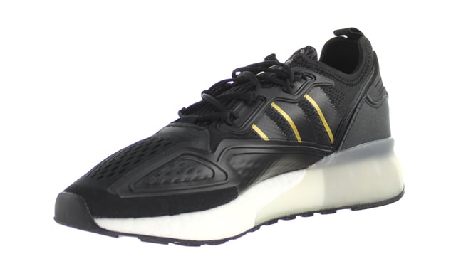 あき Adidas ZX 2K Boost Mens Black Trainers