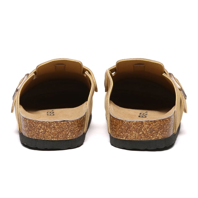 EVER AU Women Pintail Leather Comfort Clog Sandals - Camel Suede The Pintail Women Slides add a chic touch to any outfit. Meticulously crafted from premium oiled nubuck leather, they exude a timeless appeal and are meant to develop a unique, well-loved appearance over time.
Product No. EAU5004
Description: - Leather Upper - Cowhide Midsole - EVA Sole