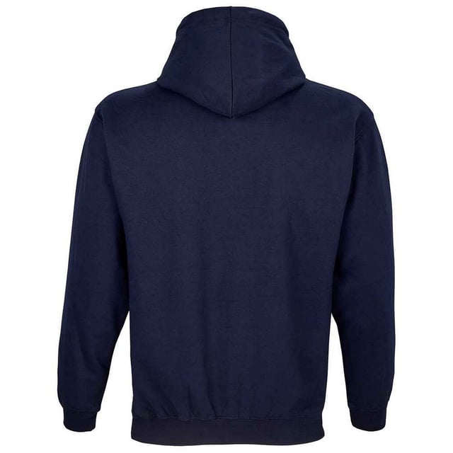 Material: 80% Cotton, 20% Recycled Polyester. Fabric: Brushed Back Fleece. 280gsm. Design: Plain. Double Fabric Hood, Drop Shoulder, Taped Neck, Unbranded Size Label. Hood Features: Drawcord, Grown On Hood. Hem: Ribbed. Neckline: Hooded. Sleeve-Type: Long-Sleeved. Cuff: Ribbed. Pockets: 1 Kangaroo Pocket. Fastening: Pull Over. Sustainability: Amfori, BSCI, Fair Wear Approved, Oeko-Tex Standard 100 Certified, PETA-Approved Vegan, REACH.