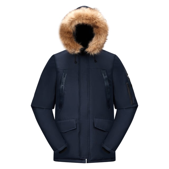Abrigo de invierno para hombre de la marca Ballin Est. 2013. La chaqueta está hecha de poliéster de alta calidad y tiene un corte regular.  Marca: Ballin Est. 2013Nombre del modelo: Chaqueta PhilippCategoría: chaqueta de hombreMateriales: poliésterColor: azul marino