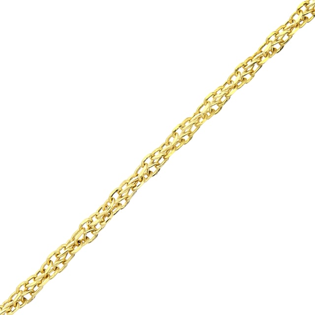 9K (375) Yellow Gold: 3.7gr; # Dimension: 46cm x 0.32cm