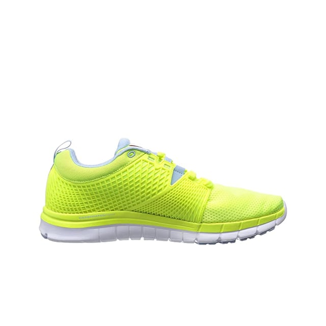 Reebok Zquick Dash Lace Up Yellow Synthetic Womens Running