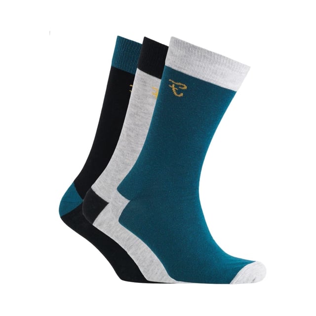 70% Cotton, 26% Polyester, 2% Elastane, 2% Polyamide. Design: Logo. Contrast Heel, Contrast Toe. Cuff: Elasticated.