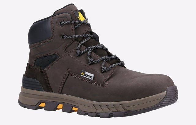 The AS261 Crane is an outdoor inspired lightweight safety boot with a leather upper and a non metallic anti-penetration midsole.
Water Resistant Full Grain Nubuck & Crazy Horse Leather Upper
Moulded TPU Heel Chassis to Enhance Support
Reflective Laces and Counter Panel for Extra Visibilty
Deep Padded PU Collar for Extra Comfort
Comfortable, Cushioned and Removable PU Footbed
Lightweight Athletic EVA Midsole Enhances all day Comfort and Shock Absorption - Reducing fatigue
Quality Rubber Outsole with technical tread pattern to provide excellent traction,durability and wear performance
Non-Marking Rubber Outsole
Outsole Heat Resistant to 300 Degrees
Oil Resistant Outsole
