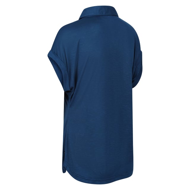 100% Viscose. Fabric: Jersey, Slub, Soft Touch. Design: Textured. Neckline: Collared. Hem: Shaped. Sleeve-Type: Short-Sleeved. Fabric Technology: Breathable, Durable, Lightweight, Moisture Wicking. Drop Shoulder. 130gsm. Sustainability: Made from Recycled Materials.