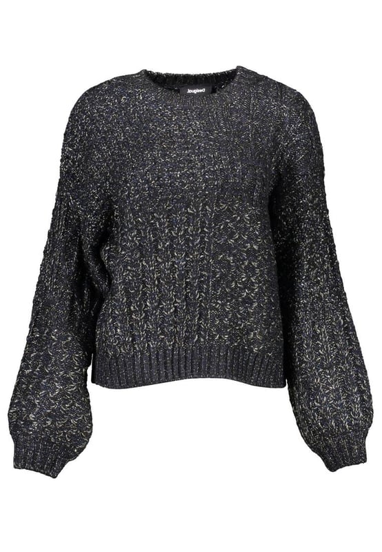 Conjunto de pantalones y jeans de poliéster negro  
Camisa de manga larga con cuello redondo  
Detalles en contraste con logo  
Diseñado para mujeres  
Material: 37% Poliéster 1% Elastano 46% Acrílico 16% Fibra METALIZADA