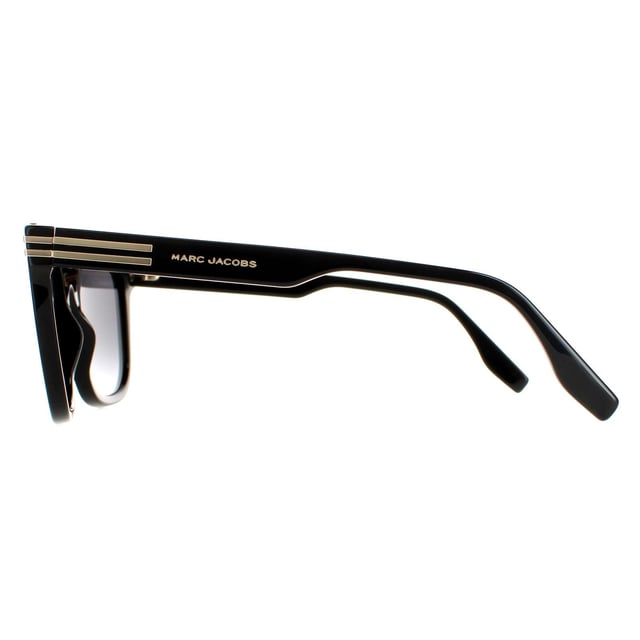 Marc Jacobs Square Mens Black Dark Gray Gradiënt Marc 586/s Marc 586/s zijn een stijlvolle vierkante stijl vervaardigd van lichtgewicht acetaat. De branding van Marc Jacobs functies op de slanke tempels voor authenticiteit.