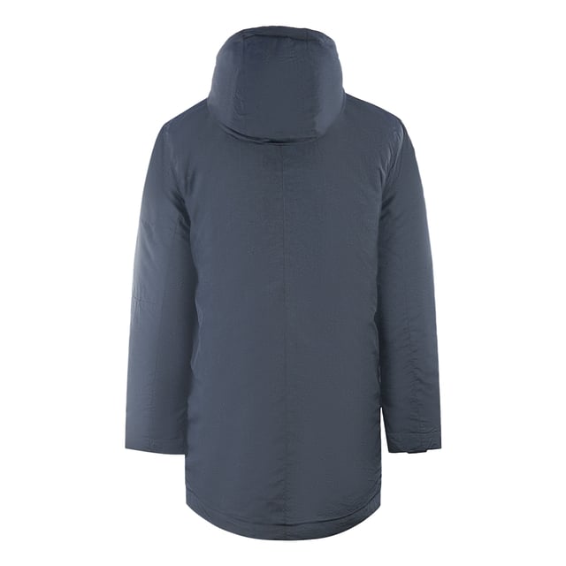Parka azul marino con detalle de cremallera de Lyle & Scott. Enfréntate a los elementos con estilo con la chaqueta Lyle & Scott. Este elegante abrigo está diseñado para lucir genial con casi cualquier conjunto. Haz una declaración con una chaqueta que luce genial y te mantiene protegido de los elementos. Abrigo azul marino Lyle & Scott, 100% poliéster. Cierre central con cremallera, 2 bolsillos con cierre de botón. Relleno: 100% poliéster. Corte regular, Se ajusta a la talla real, Insignia de la marca en la parte delantera izquierda del pecho. Estilo: JK1325V Z271