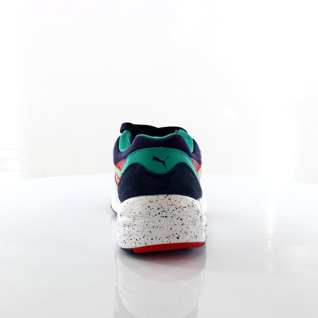 Puma Trinomic R698 Block White Textile Mens Trainers 360030 03