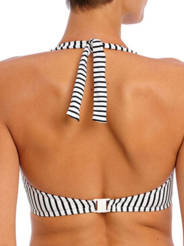 Freya Jewel Cove Halter Bikini Top. Powernet lined cups for shaping and support. This product is recommended as hand wash only.
