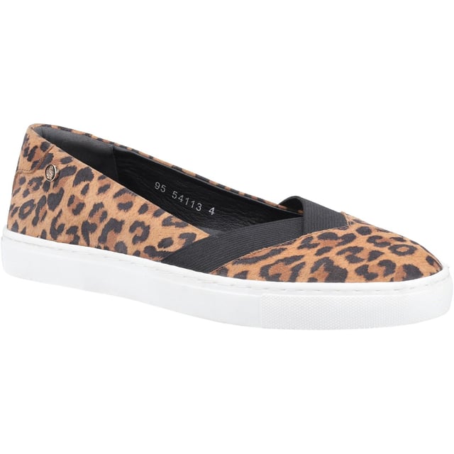 Hush Puppies Dames/dames Tiffany Luipaardprint Suède Schoenen (Bruin)