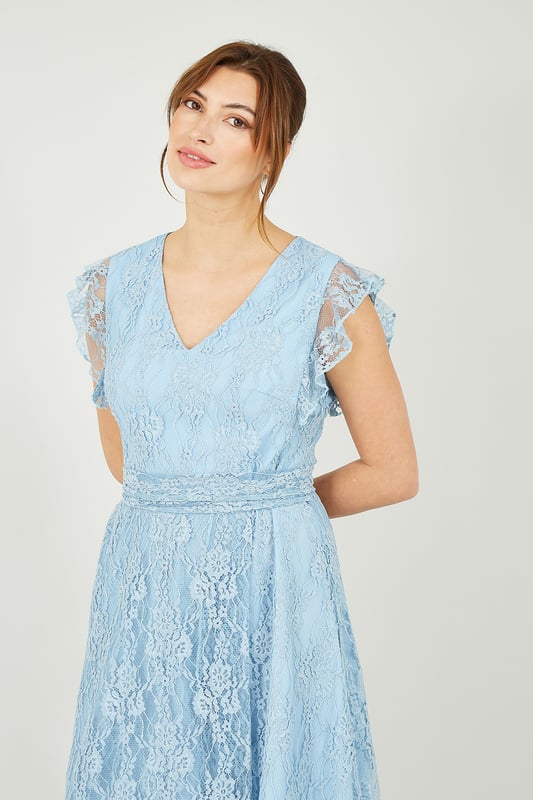 Yumi blue deals lace dress