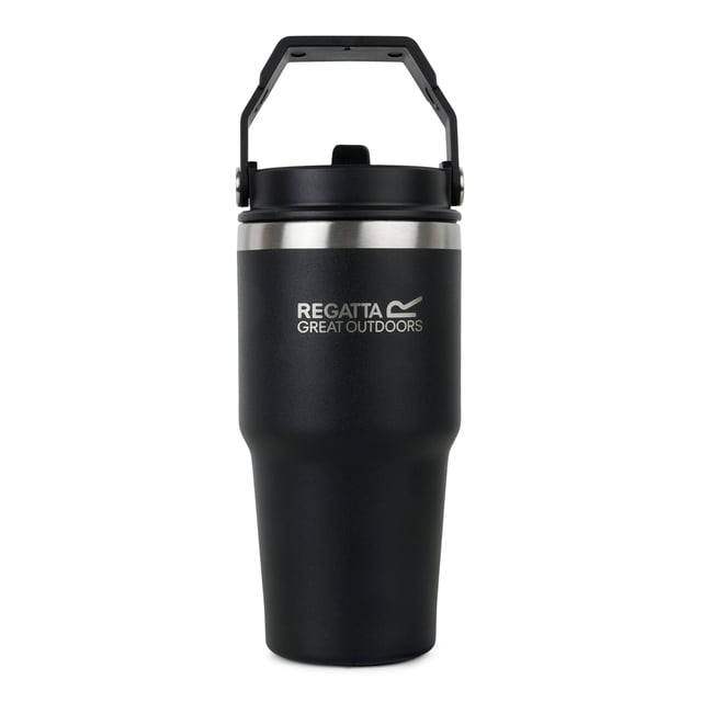Material: 304 Stainless Steel. Durable. Carry Handle, Double Wall, Flip Up Straw, Insulated, Keeps Drinks Cold For 12 Hours, Keeps Drinks Warm For Up To 6 Hours, Leakproof, Non-Slip Base, Rubber Base, Thermulate Insulated. Design: Logo, Plain. Capacity: 0.6L.