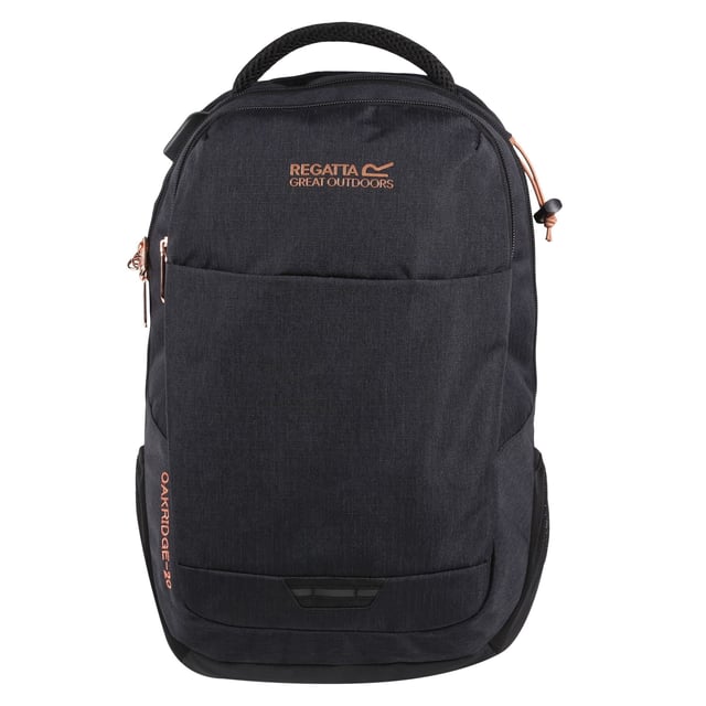 Fabric Technology: Hardwearing. Anti-Theft Zips, Breathable Mesh Panel, Carry Handle, Daisy Chain Webbing, Front Zipper Pocket, Laptop Pocket, USB Connector, Vented Shoulder Straps, Walking Pole Holders, Webbing Stripes, Zip Pullers. Capacity: 20L. 45 x 25 x18 cm