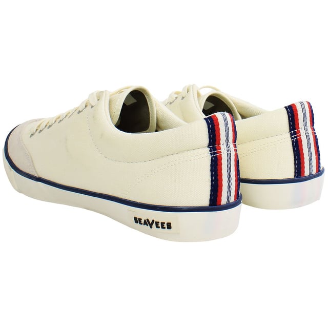 Seavees Westwood Tennis Lace-Up White Canvas Mens Shoes WESTWOOD TENNIS SHOE STD_AM_NATURAL CANVAS