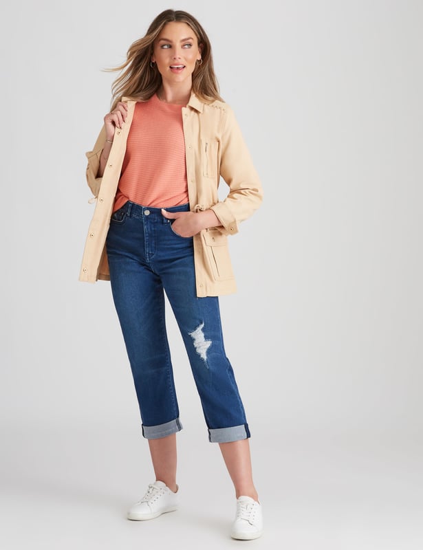 Rockmans top denim jeans