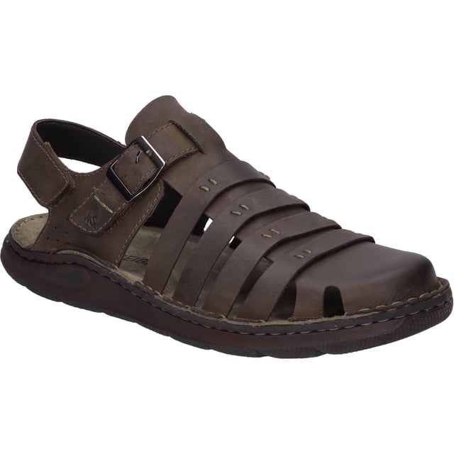 La fina proporciona estabilidad. El hebilla elegante permite un ajustar fácilmente de la anchura. La precisa costura a mano también convence por su calidad. Con el ancho de zapato G nuestras sandalias ofrece gran amplitud. El modelo Maverick 21 es el compañero perfecto para sus momentos de ocio.
