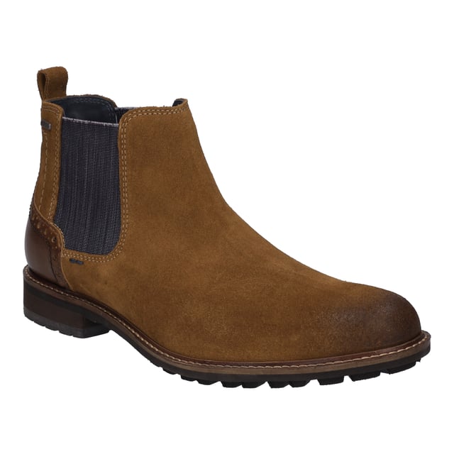 Nuestro botín fabricado con fina piel de becerro. Este modelo Jasper 50 garantiza una entrada fácil mediante un Ilamativo cierre con hebilla. La típica membrana TopDryTex de JOSEF SEIBEL le protege de la lluvia y la nieve. La plantilla extraíble se puede cambiar en un abrir y cerrar de ojos. Adelboden ofrece un ajuste moldeado mediante al método de fabricación AGO. Con el ancho de zapato G Jasper 50 es perfecto. Jasper 50 le da la libertad de seguir su propio camino.
