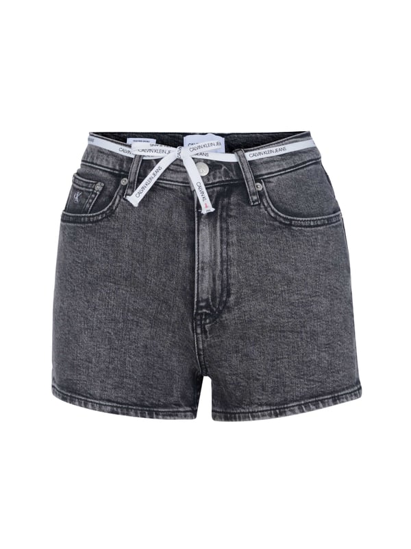 99% algodón, 1% elastano; pantalones cortos de mezclilla Calvin Klein; Modelo: J20J2163071BZ; Mano de obra de alta calidad; Mezcla de algodón suave; estilo "5 bolsillos"; Cierre: botón, cremallera; hebillas de cinturon; Detalles del logotipo de Calvin Klein Jeans