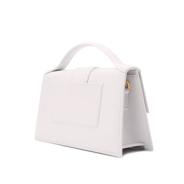 Sac Jacquemus Le Grand Bambino - Jaune Foncé, Cuir - Taille Moyen (24x13x6cm) - Neuf Avec étiquettes