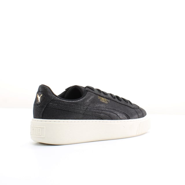 Puma basket platform euphoria black clearance