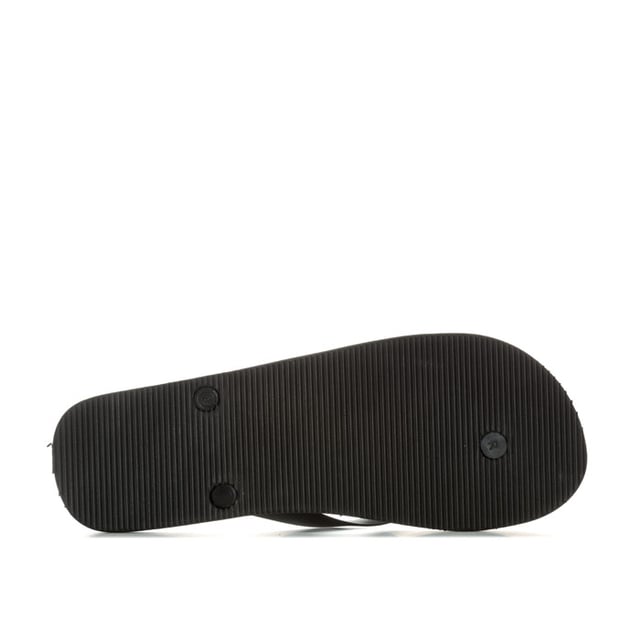 Farah Classic Shore Slip On Black Synthetic Mens Flip Flip Far0114 095 A61E