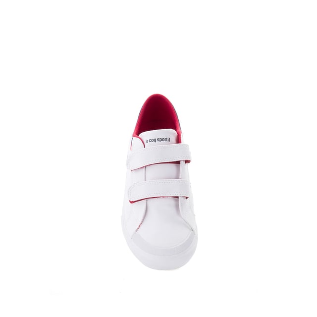 Le Coq Sportif Saint Gatan PS CVS Strap Up White Canvas Kids Plimsolls 1710120
