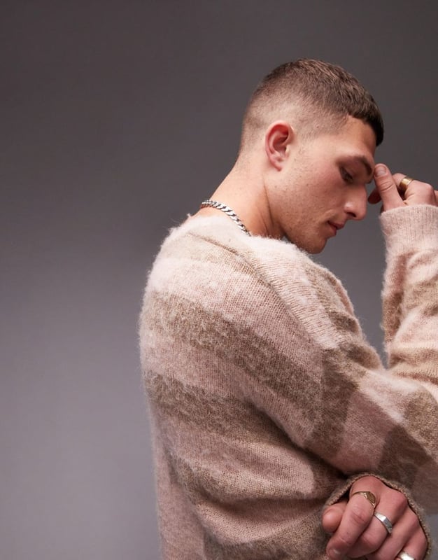 Topman pink jumper hotsell