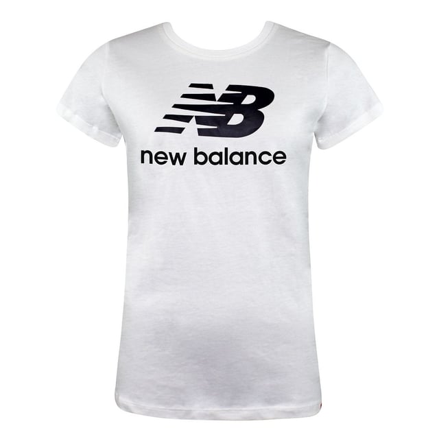Flaunt laid-back classic style in the women's New Balance Stacked Logo T. Showcasing a classic flying NB logo, the athletic fit silhouette makes for an easy top-off to your favorite jeans, leggings and sweats.
Features
Cotton jersey fabric
Athletic fit
Screen printed graphic
Short sleeves to keep you cool
Eye-catching screen-printed Stacked NB logo
Woven tab logo detail adds a distinct finishing touch