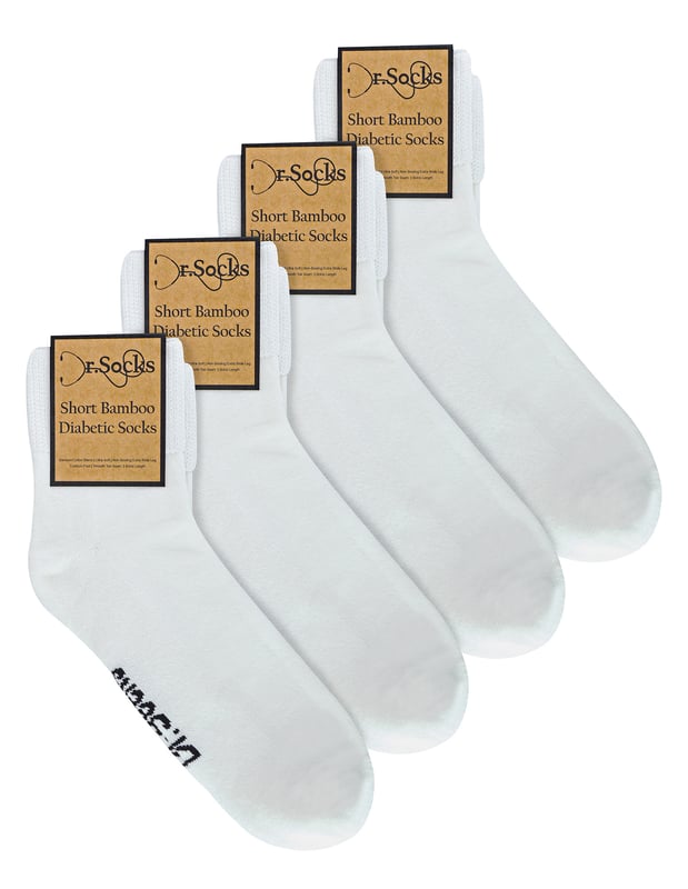 Pack 6 Pares Calcetines Bambú Para Hombre | Sin Costuras, Transpirables, Cómodos Para Diabéticos, Talla Única Elástica