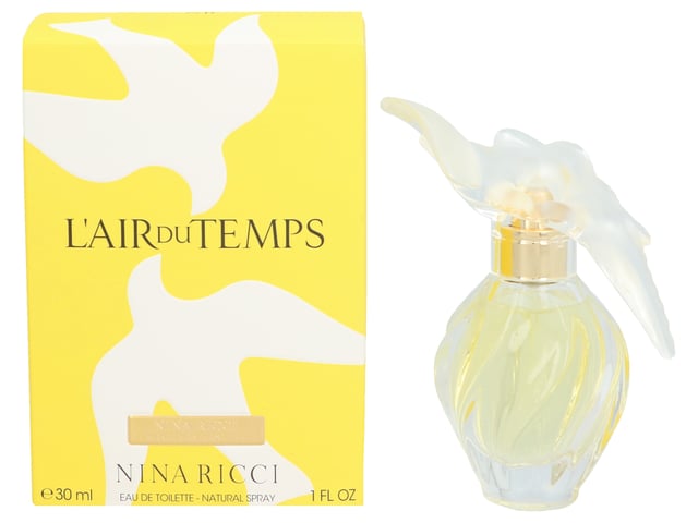 Nina Ricci design house launched LAir Du Temps in 1948 as a floral spicy fragrance for women. This fresh and ageless fragrance is a unique blend of contrasts. Nina Ricci LAir Du Temps is an iconic floral scent with an elegant aura dominated by stimul