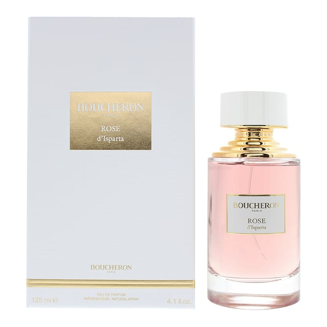 Rose D'isparta is a unisex amber floral fragrance, which was created by Sonia Constant and launched in 2020 by Boucheron. The fragrance contains top notes of Incense, Ambrette and Ginger; heart notes of Turkish Rose, Saffron, Cinnamon, Hawthorn and Freesia; with base notes of Vanilla, Amber, Tonka Bean, Sandalwood and Musk. The notes make for a gorgeous spicy and smoky rose scent, with the amber and incense paying their parts wonderfully as well. A wonderful, rich scent ideal from Autumn to Spring.