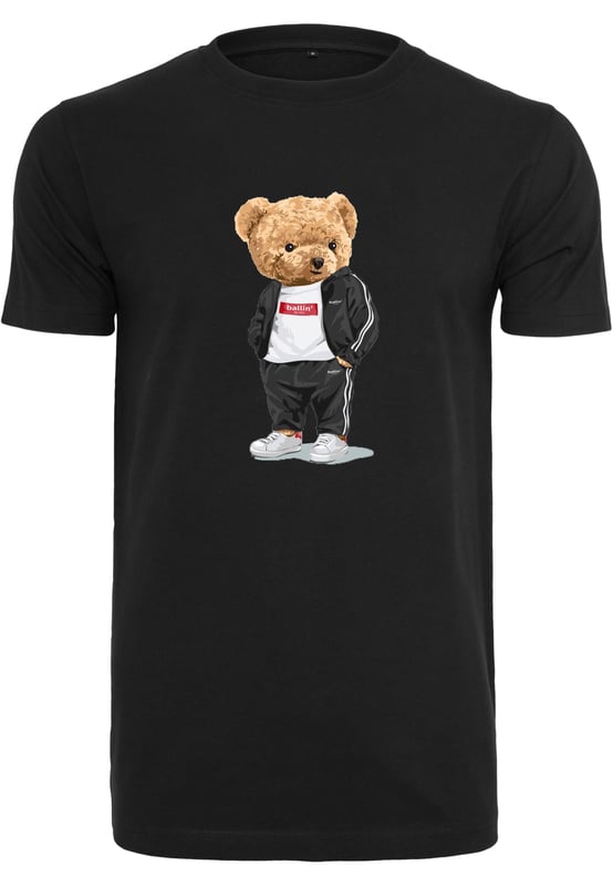 Bear Tracksuit Tee von Ballin Est. 2013 in der farbe Schwarz und in größe S.