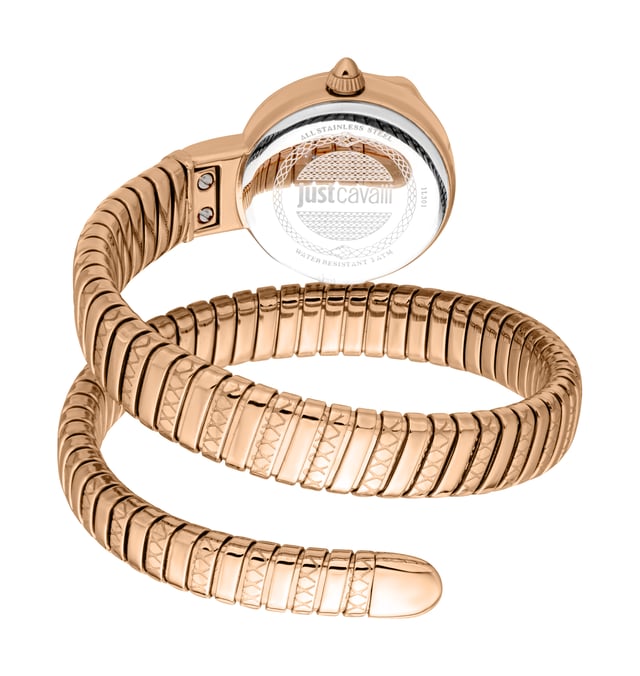 Band Colour Rose Gold
Band Material Stainless Steel
Band Width 10 Millimeters
Bezel Function Unidirectional
Bezel Material Stainless Steel
Brand Just Cavalli
Calendar Type No Calendar
Case Diameter 22 Millimeters
Case Material Stainless Steel
Case Thickness 8 Millimeters
Clasp Bangle
Dial Colour Silver
Crystal Material Mineral Glass
Display Type Analog
Case Shape Asymmetrical
Item Weight 36 g
Model Number JC1L301M0045
Part Number JC1L301M0045
Warranty Type Limited
Movement Quartz
Band size Womens Standard