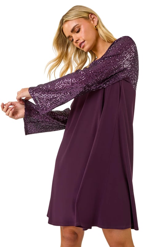 knee length dresses for ladies Plus Long Sleeve Long Prom Dress: Ladivine 7482C Sienna / 16