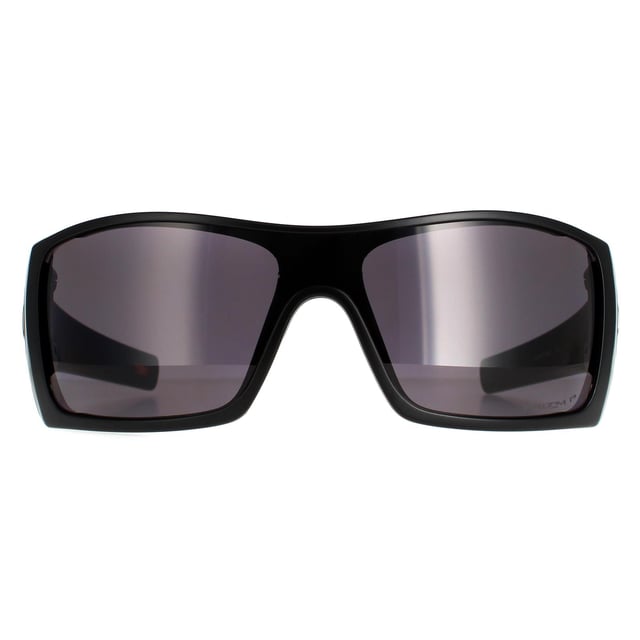 OAKLEY SHIELD Men MATTE BLACK Grey Grey Polarised Batwolf Batwolf Gafas de sol Oakley Batwolf con una única lente de barrido e iconos intercambiables Estas monturas duraderas y ligeras resistentes a la tensión ofrecen una excelente protección ocular con su geometría de montura empaquetada para caras medianas a grandes.