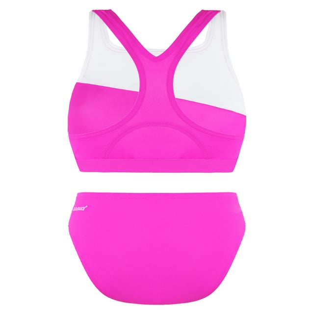 Con una banda liviana debajo del busto para soporte y calzoncillos con cordón, esta impresionante dos piezas es una gran opción para el entrenamiento de fitness. Está hecho de la nueva Eco Endurance+ Fabric, que es 100% resistente al cloro y se seca rápidamente, y está hecho de 50% de materiales reciclados
Material 100% poliéster