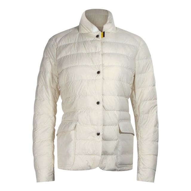 Blijf warm en stijlvol in de Parajumpers White Jacket. Deze luxe jas is gemaakt van lichtgewicht, geisoleerde stof die warmte vasthoudt en beschermt tegen de elementen. Geef stijl niet op voor comfort - maak een statement!, Vulling: 100% eendendons, Bovenmateriaal: 100% polyamide, Regular Fit, Ritssluiting, Wit, Moonbeam Jacket, Witte jas