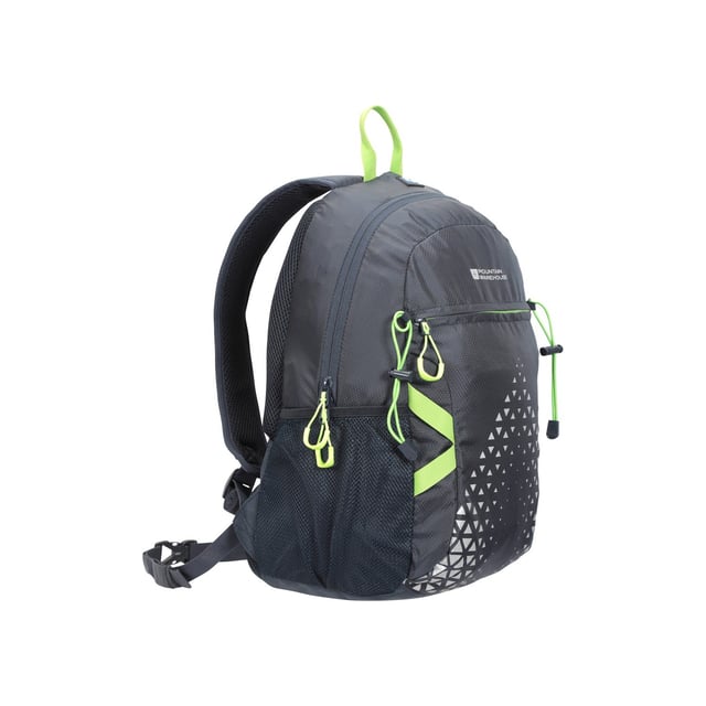 Fabric: Ripstop. Fabric Technology: Breathable. Design: Contrast Detail, Logo, Triangular. Fastening: Toggle, Zip. Adjustable Chest Strap, Air Mesh Back, Carry Strap, Hydration Bladder Compatible, Laptop Sleeve, Padded Back, Padded Hip Belt, Reflective Detail. Compartments: 1 Main Compartment, Bottle Holder. Capacity: 25.1L. Please Note: Hydration Bladder Not Included.