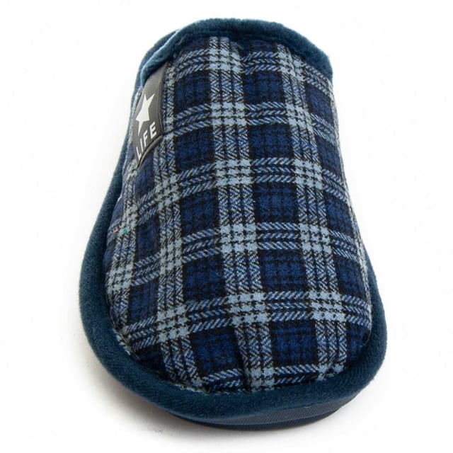 Zapatilla de casa, para mujer. Calce cómodo. Plantilla acolchada. Suela antideslizante. Cosido reforzado. Fabricado por otras marcas para nuestra marca.