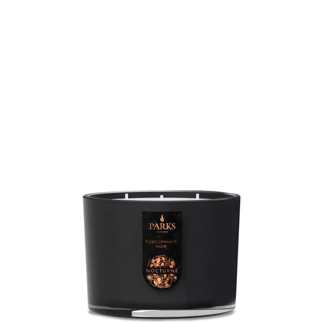 Voluptuous red pomegranate in a dark, sensual blend of blonde woods, amber and musk, with a hint of honey for golden warmth.