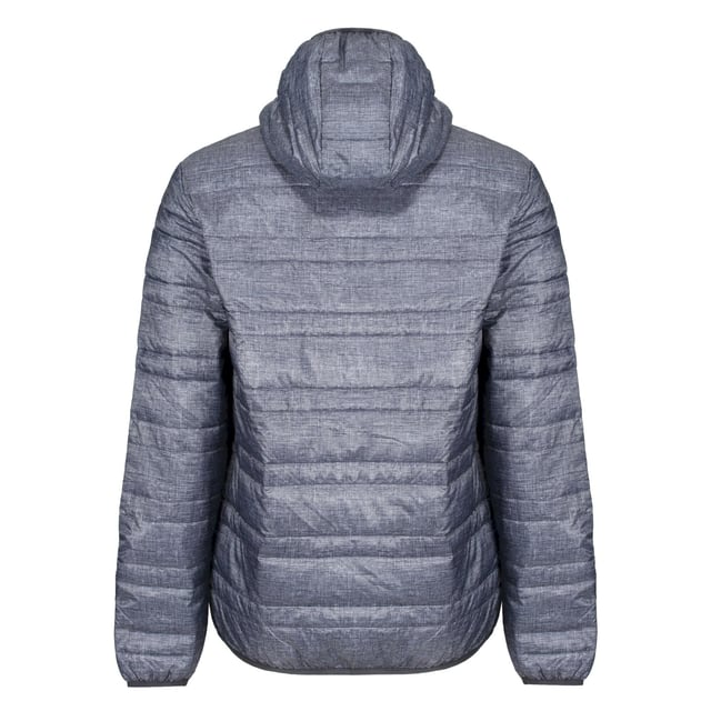 Materiaal: 100% polyester. 37gsm. Ontwerp: Gewatteerd. Stoftechnologie: Isolerend, Warmloft, Waterafstotend. Packaway. Halslijn: Kapitein. Mouwtype: Met lange mouwen. Eigenschappen van de kap: Gegroeid op de kap. Bevestiging: Volledige ritssluiting.