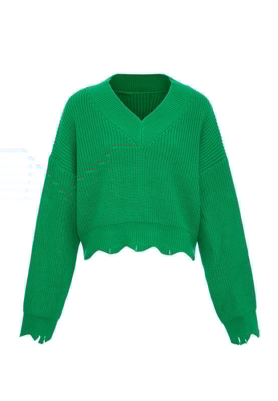 Mymo Pullover Damen grün