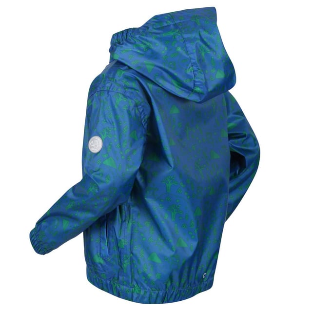 Material: 100% Polyester. Lining: Comfort, Mesh, Polyester, Taffeta. Fabric: Hydrafort. Design: Badge, Cartoon, Leaf Print, Mountain, Trees. Trim: Reflective. All-Over Print, Printed Name label, Taped Seams. Fabric Technology: DWR Finish, Waterproof. Cuff: Elasticated. Neckline: Hooded. Sleeve-Type: Long-Sleeved. Hood Features: Elasticated, Grown On Hood. Pockets: 2 Lower Pockets. Fastening: Full Zip. Hem: Elasticated. 100% Officially Licensed. Characters: Peppa Pig.