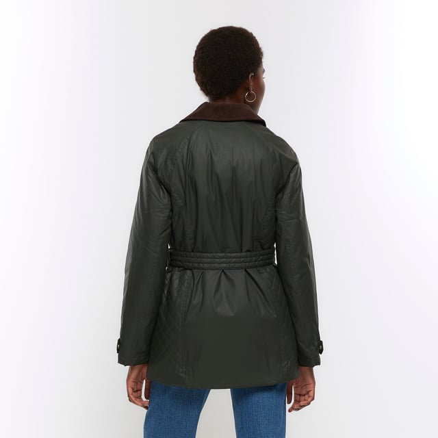 Womens wax shop jacket river island