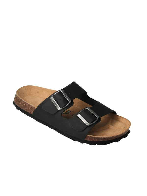 Erleben Sie ultimativen Sommerkomfort mit diesen stylischen Herrensandalen! Das leichte Design macht sie perfekt für heiße Tage. Die Spaltlederriemen verleihen den Sandalen einen hochwertigen Look und sorgen für Langlebigkeit. Zwei verstellbare Riemen mit Dornschnallen sorgen für eine individuelle Passform und einen sicheren Halt. Das anatomisch geformte Korkfußbett passt sich Ihrem Fuß an und bietet ganztägigen Komfort. Ideal für Strandspaziergänge, Stadtbummel oder entspannte Ausflüge. Die Sandalen sind vielseitig einsetzbar und können mit Sommerhemden, Shorts oder Jeans kombiniert werden. Sie sind nicht nur äußerst bequem zu tragen, sondern auch eine stilvolle Ergänzung zu jedem Outfit. Der perfekte Begleiter für jede Gelegenheit. Gönnen Sie Ihren Füßen den Luxus, den sie verdient haben!