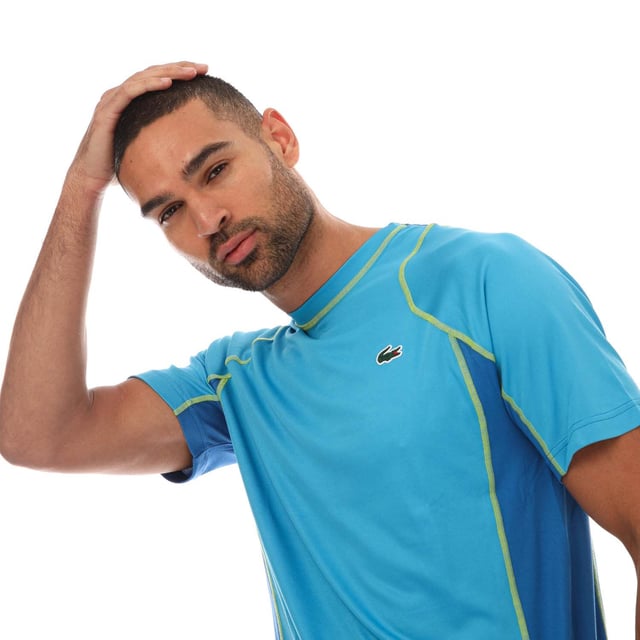 Lacoste polyester t hot sale shirt